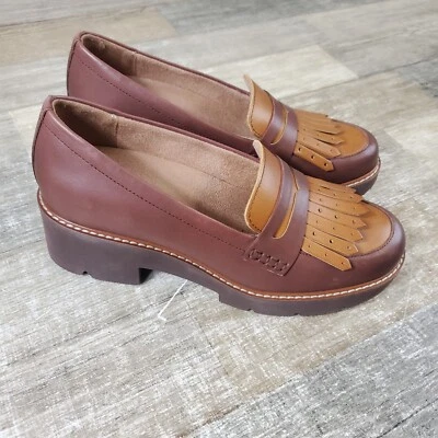 Mocasines Naturalizer Darcy Marrón Sin Cordones Talla 7 Foto 1 de 4
