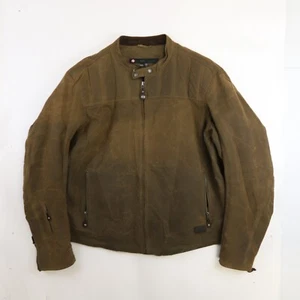 Roland Sands Design Waxed Cotton Motorcycle Jacket Size 3XL - Picture 1 of 13