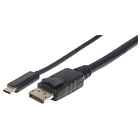 Manhattan USB-C to DisplayPort Cable 4K@60Hz 1m Male to Male Black Equivalent...