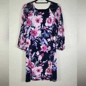 Vestido Vaina Floral Connected Apparel Talla 14 - Imagen 1 de 5
