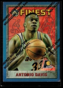 1995-96 FINEST REFRACTOR UNPEELED ANTONIO DAVIS PACERS - Picture 1 of 1