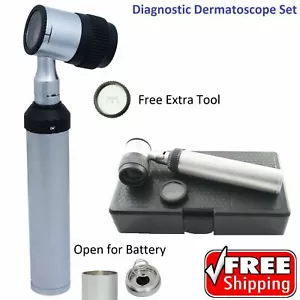 Professional Otoscope Dermatoscope Skin Dermatology Diagnostic & Examination Set - Picture 1 of 2
