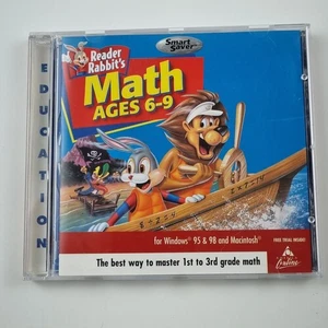 Reader Rabbit's Math Ages 6-9 (PC/Mac, 2001) | Educational Game CD-ROM - Picture 1 of 4
