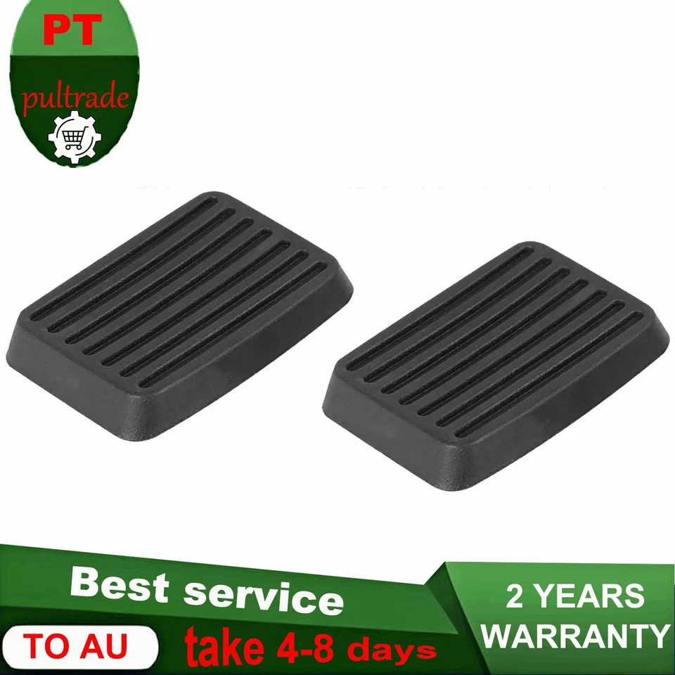 2PCS Rubber Non Slip Clutch Pedal Pad For 00~05 Hyundai Accent/Avega/Brio/Verna - Image 1 of 4