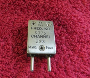 6375 KC kHz FT-243 Ham Radio Crystal TESTED - Picture 1 of 3