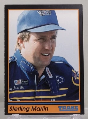 1991 Traks #22 - Sterling Marlin - Junior Johnson Associates - Near Mint - Image 1 of 2
