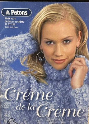 PATONS BOOK 1234 Creme de la Creme  Knitting Patterns  - Image 1 of 4