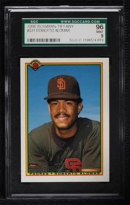 1990 Bowman Factory Set Collector's Edition (Tiffany) Roberto Alomar SGC 96 HOF - Image 1 of 2