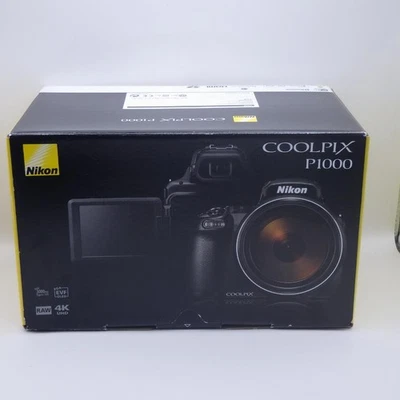 Nikon COOLPIX P1000 125x Zoom Compact Digital Camera 4K UHD Video RAW Used - Image 1 of 4