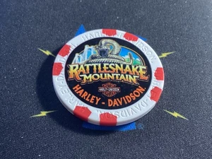 RATTLESNAKE MOUNTAIN HD ~ WASHINGTON Harley Davidson Poker Chip - Bild 1 von 2