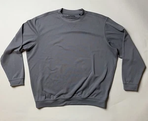Pebble Beach Pullover Sweater Mens XL Gray Crewneck Performance Golf Athletic - Picture 1 of 5