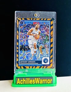2023-24 NBA Hoops Premium Stock Anthony Edwards Tiger Stripes Scopes Prizm SSP - Bild 1 von 2
