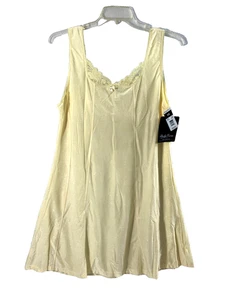 Body Form Nightgown Womens 3X Fine Lingerie Yellow Fairycore Lace Loungewear - Picture 1 of 9