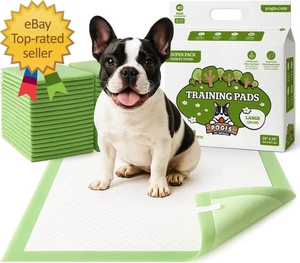 Pogi’S Dog Pads with Sticky Tabs Large Super Absorbent Odor Blocking - Picture 1 of 2