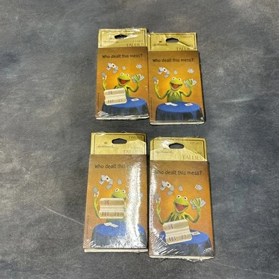 4  NOS Packs Hallmark  Vintage Bridge 3-Table Tallies Kermit Muppets  - Image 1 of 4