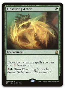 Obscuring Aether #194 (NM) Dragons of Tarkir DTK Magic MTG - Picture 1 of 2