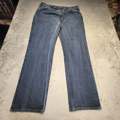 Arizona Jeans Mens 39x33 Blue Original Straight Denim Classic Fit Casual Pants - Image 1 of 4