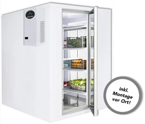 Kühlzelle, Kühlhaus mit winterfestem Aggregat , 5,9m³ 1800x2100x2010 mm & Aufbau - Bild 1 von 3