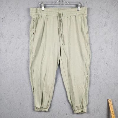 Pantalones de chándal Danskin para mujer XL verde salvia bolsillos con cordón puños Foto 1 de 4