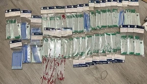 MASSIVE LOT BRADY WIRE MARKERS CLIP-SLEEVE DIFFERENT SIZES NUMBERS ECT. - Picture 1 of 10