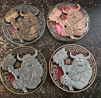 The Minotaur Geocoin Full Set Unactivated - Image 1 of 2