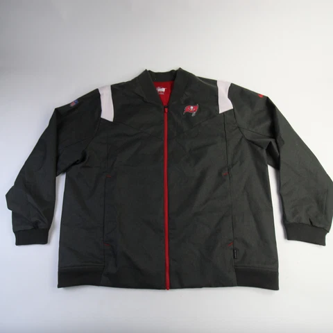 Tampa Bay Buccaneers Nike NFL On Field Apparel Jacket Men's Pewter Used Cover