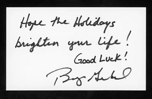 Bryan Goebel PBA Professional Bowling Hall of Fame HOF signiert 3x5 Karte E27838 - Bild 1 von 1