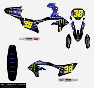 Dirt Bike Graphics kit Decals for YAMAHA 2024-2025 YZ 250F Haiden Deegan PURPLE - Picture 1 of 2