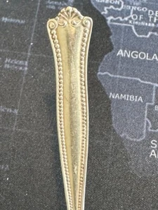 Sterling Silver 1896 TEASPOON 5 1/2" 20g Dated 1912 HASEL TX 64 - Picture 1 of 10