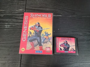 Shinobi III Return of the Ninja Master für Sega Genesis Originalverpackt OVP Top Zustand PU - Bild 1 von 2