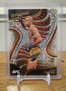 2023 Panini Chronicles UFC Alex Pereira Revolution Groove SP RC Rookie Card 
