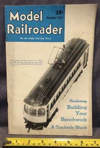 Model Railroader November 1947 "Building Your Benchwork" - Picture 1 of 4
