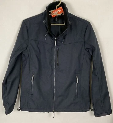 Chaqueta softshell Windtrekker XXL con cremallera completa forrada de vellón SUPERDRY NUEVA CON ETIQUETAS para mujer Foto 1 de 4
