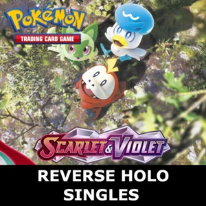 Pokemon TCG Scarlet & Violet Base Set - REVERSE HOLO SINGLE CARDS - NM/MINT - Picture 1 of 187