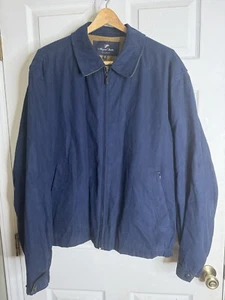 Newport Harbor Bomber Jacket Polyester size XXL Navy - Picture 1 of 8