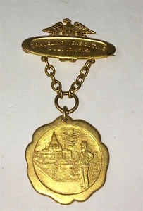 ¡Medalla de Organización de Vendedor de Viajeros Comerciales Unidos Americana Antigua Rara!  - Imagen 1 de 9