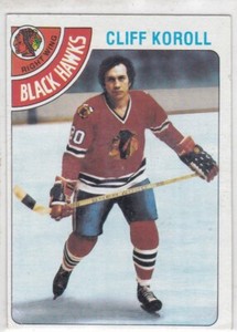 78/79 TOPPS...CLIFF KOROLL...CARD # 239...BLACKHAWKS...FREE COMBINED SHIPPING