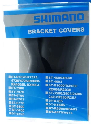 Genuine Shimano 105 ST-5700 Bracket Cover Set/ STI Lever Hood Set - Image 1 of 2