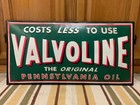Valvoline Pennsylvania Oil Sign Motor Gas Pump Station Garage Vintage Style Pub