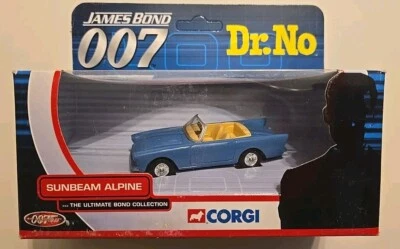 NEW! NIB Corgi James Bond 007 Dr. No: Sunbeam Alpine - Image 1 of 2