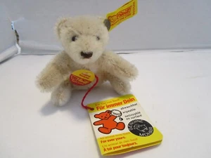 Vintage Steiff Teddybär Mini blond Mohair 0203/11 3" alle ID W. Germany 1980er - Bild 1 von 23