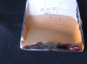Solid Silver Super Rare Asprey Cigarette Case Date 1919 By Asprey of London Rare - Picture 1 of 12