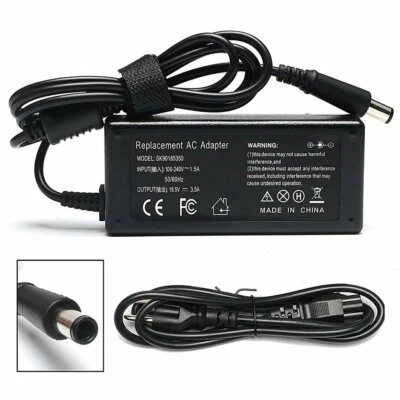 65W AC Adapter for EliteBook 8440P 8460P 8460W, Probook 4320S 4420S 4430S 4440S - Image 1 of 4