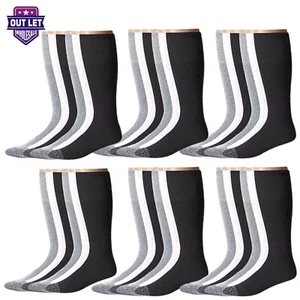 60 Pairs Wholesale Bulk Lots Men's Tube over the calf Knee High socks Size 9-16 - Picture 1 of 1