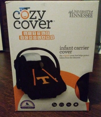 New Cozy Cover Lined Tennessee Volunteers Infant Car Seat Carrier Cover - Image 1 of 2