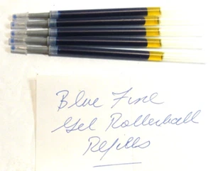 5 recargas de repuesto para tinta de gel Pentel EnerGel 0,5 mm FINA, azul - Imagen 1 de 1