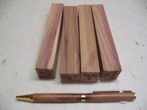 4 aromatische Zeder Pen Blanks Drechselholz #204 - Bild 1 von 1