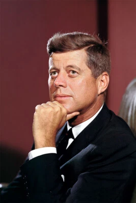 John Fitzgerald Kennedy Antiguo Presidente Impresión Arte de Pared Decoración del Hogar - PÓSTER 20x30 Foto 1 de 4