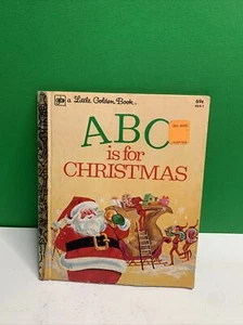 Vintage Little Golden Book ABC IS FOR CHRISTMAS by JANE WERNER WATSON - Picture 1 of 4
