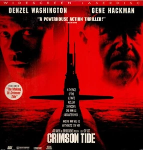Crimson Tide 1995 THX Widescreen  Laserdisc LD Denzel Washington Gene Hackman - Picture 1 of 2